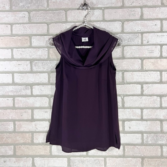 Cabi Style 3978 Surround Top in Deep Purple Size XS - Picture 3 of 10